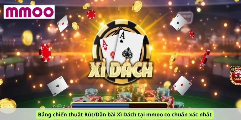 Bảng chiến thuật Rút/Dằn bài Xì Dách tại mmoo co chuẩn xác nhất
